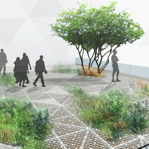 Jardin terrasse, design urbain - Urbalab