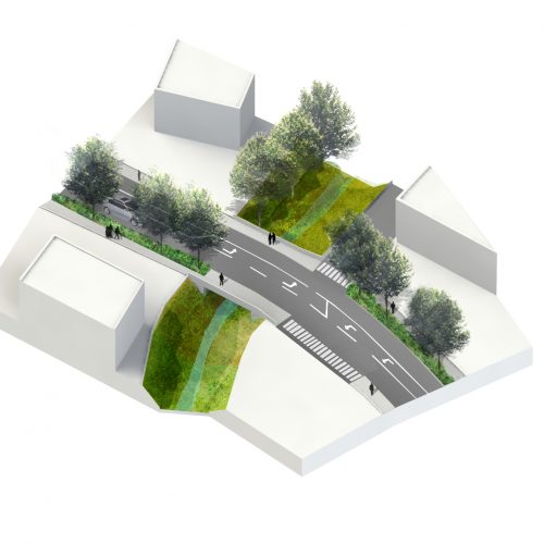 Aménagement de voiries - Parc d'activités économiques - Urbalab paysagiste et ingénieur
