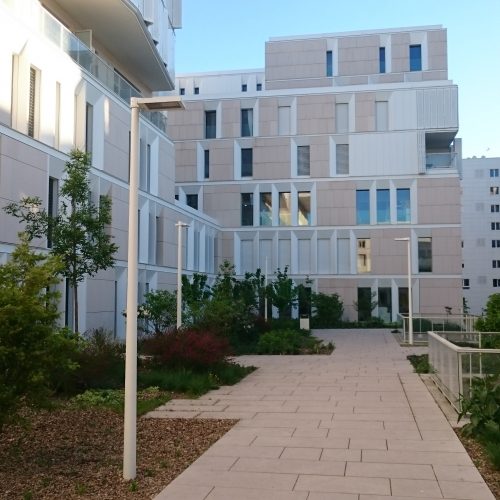 Paysage, hydraulique et VRD, construction programme mixte Lyon – Urbalab